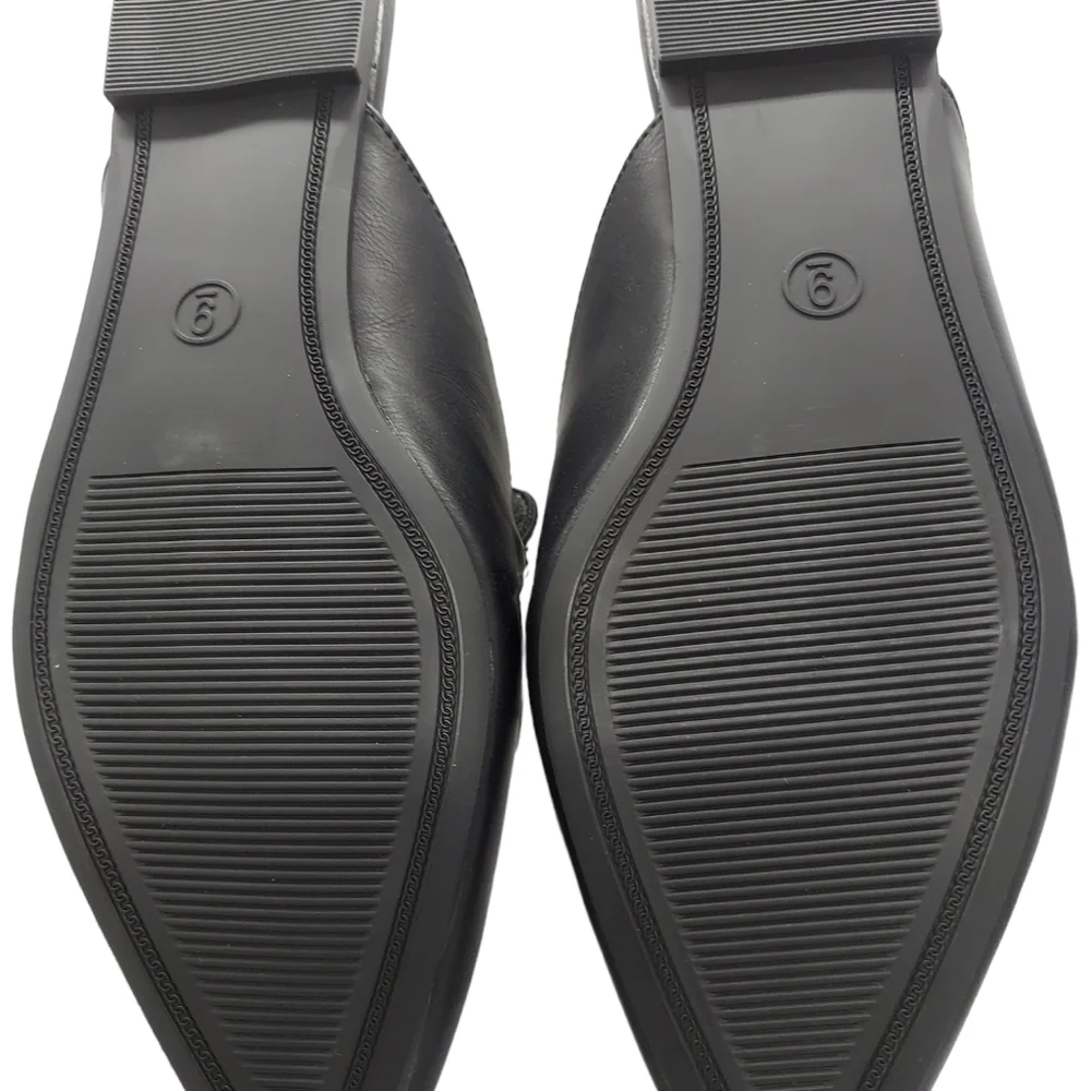 Ophelia Roe Dora Black Pointed Toe Mule NWOT - Picture 6 of 7